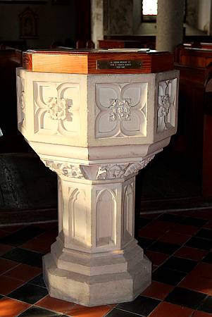 St Giles in the Wood - The Font